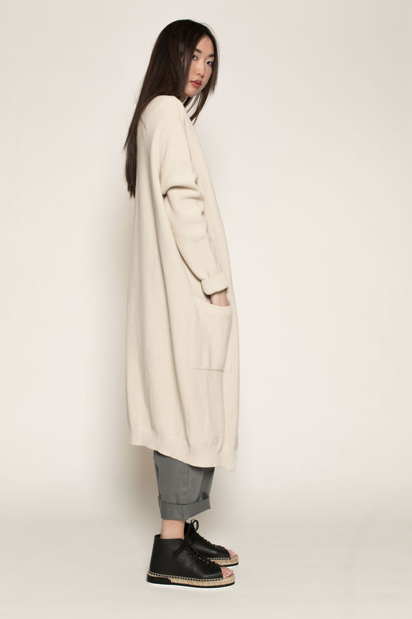 Kowtow Once Upon A Time Cardigan in Natural Kowtow Once Upon A Time Cardigan in Natural