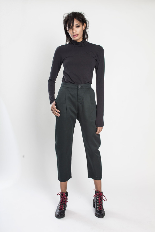KOWTOW Ritual Pant in Dark Green KOWTOW Ritual Pant in Dark Green