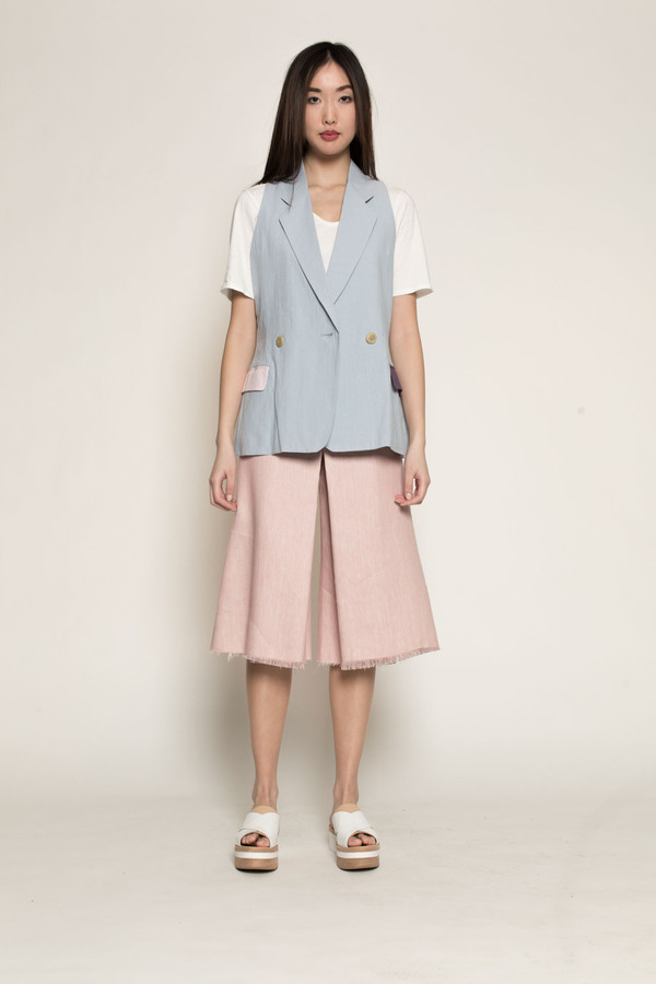 Kurt Lyle Sue Ellen Vest in Blue Kurt Lyle Sue Ellen Vest in Blue