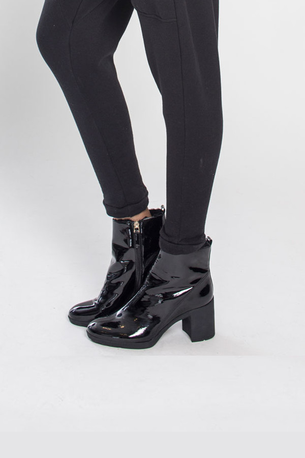 ATELJE71 Violet Black Soft Patent Boot ATELJE71 Violet Black Soft Patent Boot