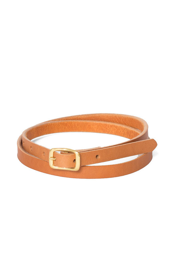 Wood & Faulk Matchstick Belt Tan Wood & Faulk Matchstick Belt Tan