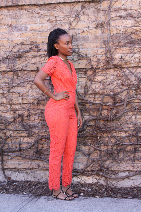 Darling Roisin Lace Jumpsuit Sunset Darling Roisin Lace Jumpsuit Sunset