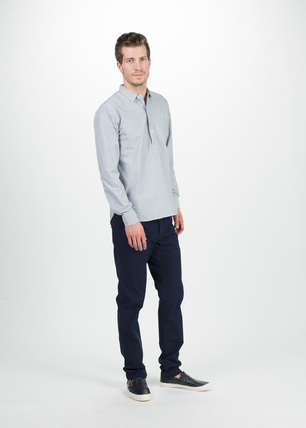 Men's MHL by Margaret Howell Pull On Overshirt Men's MHL by Margaret Howell Pull On Overshirt