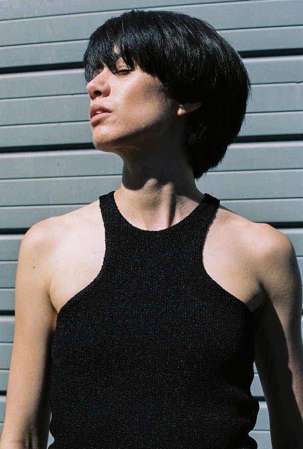 Markoo Racer Tank - black knit Markoo Racer Tank - black knit