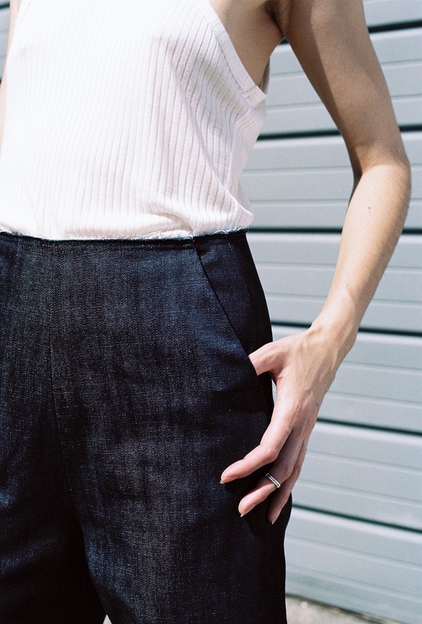 Markoo Denim Wide Leg Trouser - indigo Markoo Denim Wide Leg Trouser - indigo