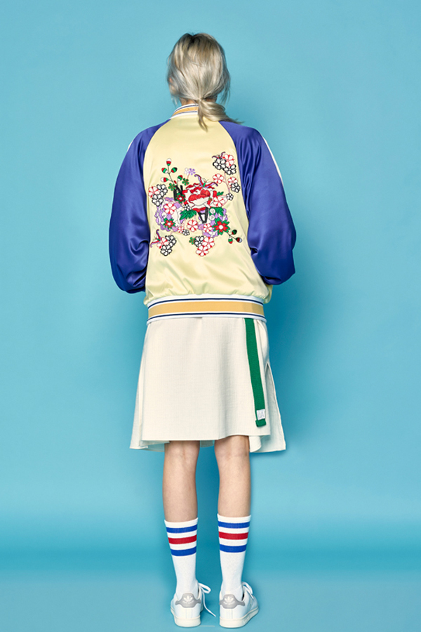 ANOTHER A Satin Embroidered Bomber Jacket ANOTHER A Satin Embroidered Bomber Jacket