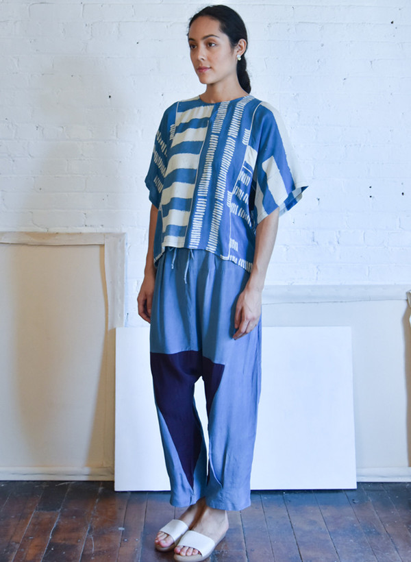 Seek Collective Jynne Top, sky print mix Seek Collective Jynne Top, sky print mix