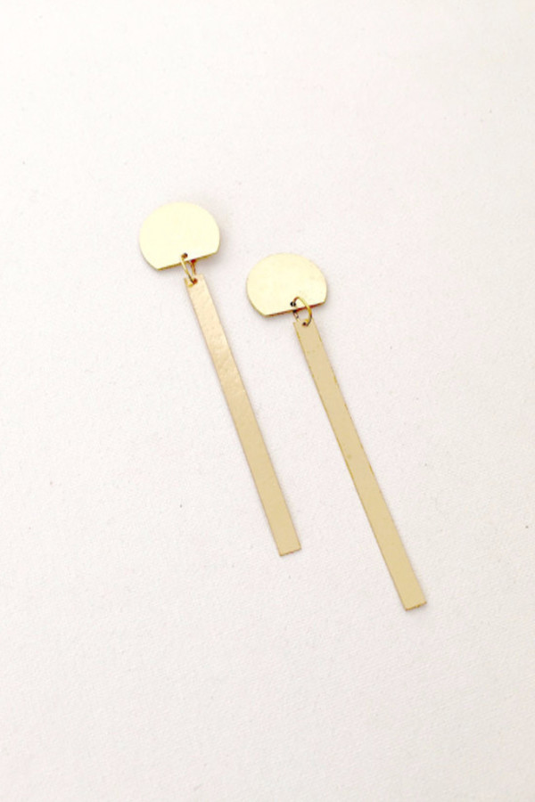 modern weaving slim semi circle earrings modern weaving slim semi circle earrings