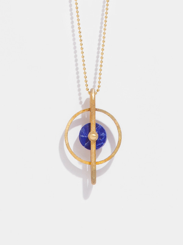 Metalepsis Projects Disc Pendant Blue Metalepsis Projects Disc Pendant Blue