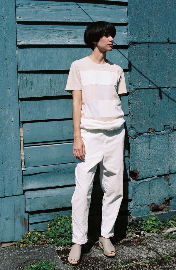 Correll Correll Combo Square T-Shirt - natural Correll Correll Combo Square T-Shirt - natural