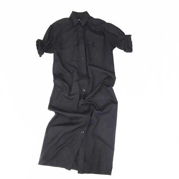 Johan Vintage Black Shirt Dress Johan Vintage Black Shirt Dress