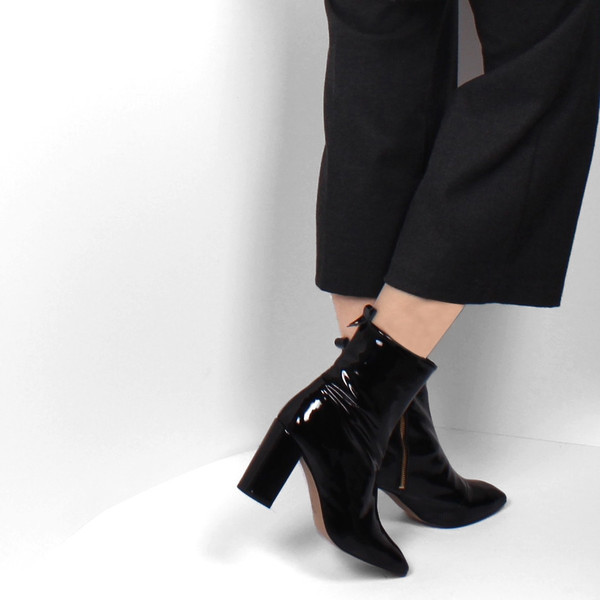 L'Intervalle Nerina Boots (Black Leather) L'Intervalle Nerina Boots (Black Leather)