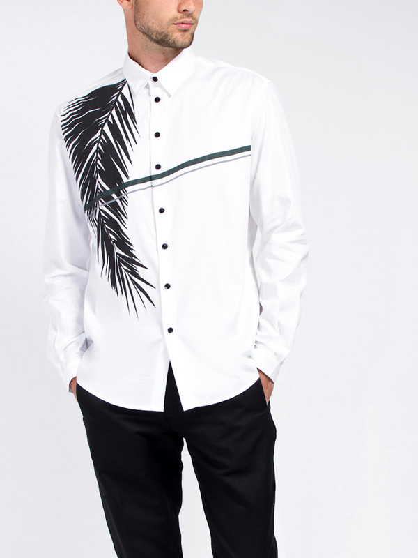 Carlos Campos Palm Woven Shirt Carlos Campos Palm Woven Shirt