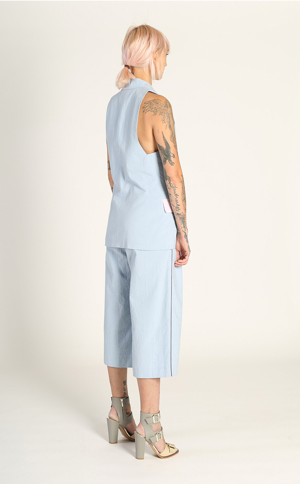 Kurt Lyle Sue Ellen Vest - Blue Kurt Lyle Sue Ellen Vest - Blue