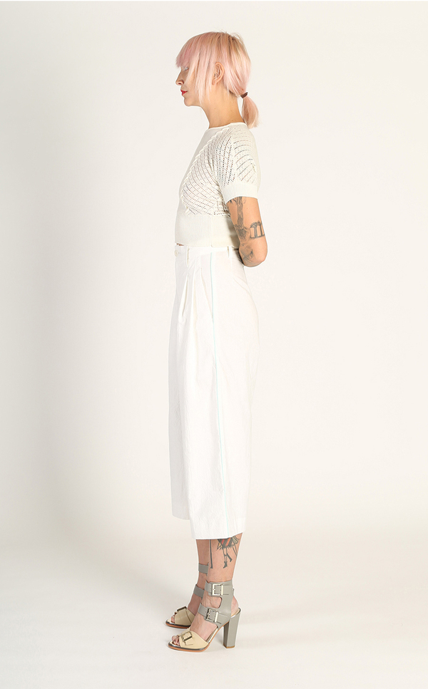 Kurt Lyle Sue Ellen Culottes - White Kurt Lyle Sue Ellen Culottes - White