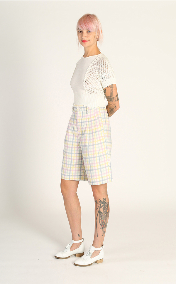 Kurt Lyle Betty Crop Sweater - Almost White Kurt Lyle Betty Crop Sweater - Almost White