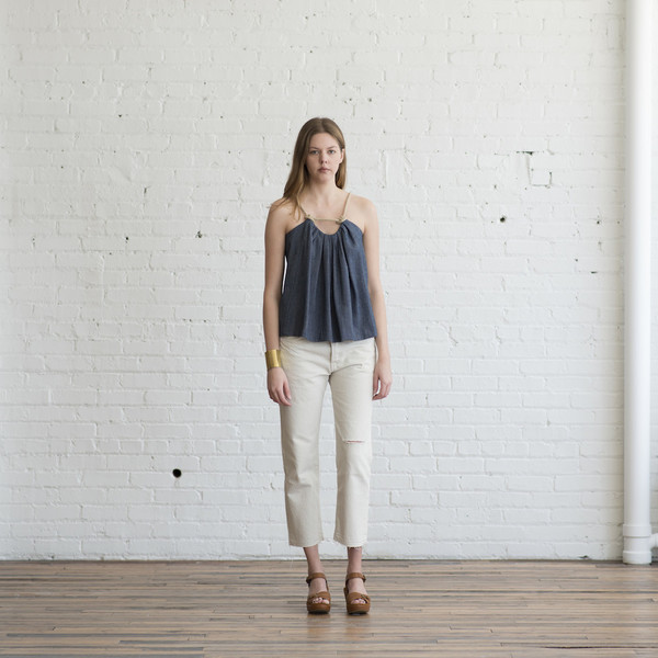 A Detacher Tina Top Denim - SOLD OUT A Detacher Tina Top Denim - SOLD OUT