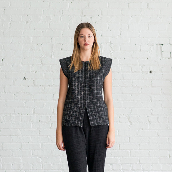 Anaak Shashiko Quilted Vest Anaak Shashiko Quilted Vest