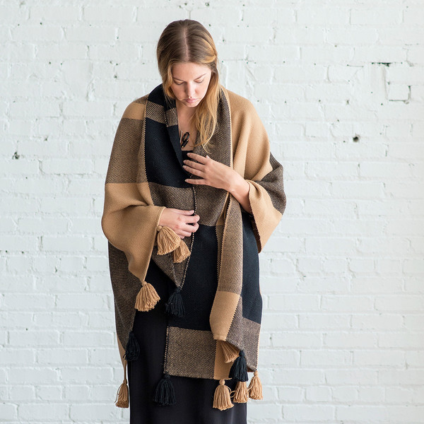 Apiece Apart Giralda Pom Pom Shawl - SOLD OUT Apiece Apart Giralda Pom Pom Shawl - SOLD OUT