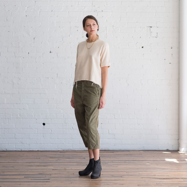 Black Crane Wide Top Cream - SOLD OUT Black Crane Wide Top Cream - SOLD OUT
