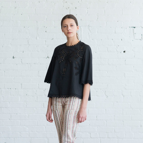 Isabel Marant Etoile Dill Top Black $410 Isabel Marant Etoile Dill Top Black $410