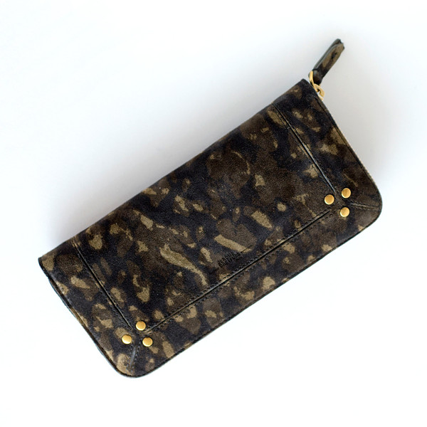 Jerome Dreyfuss Malcolm Wallet Leopard Kaki Jerome Dreyfuss Malcolm Wallet Leopard Kaki