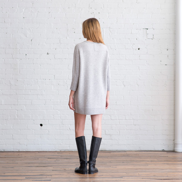 M. Patmos French Terry Leather Pocket Dress - SOLD OUT M. Patmos French Terry Leather Pocket Dress - SOLD OUT