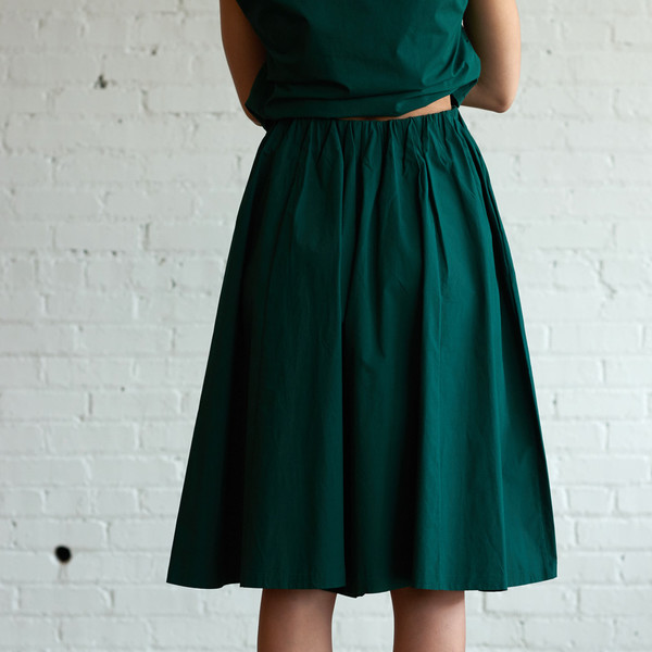 M.Patmos M. Patmos Herrera Poplin Split Skirt M.Patmos M. Patmos Herrera Poplin Split Skirt