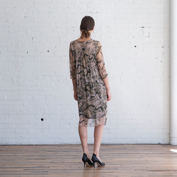 Megan Park Dawn Silk Draped Dress Megan Park Dawn Silk Draped Dress