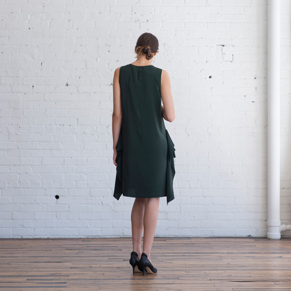 Megan Park Deco Shellwork Crepe Dress - SOLD OUT Megan Park Deco Shellwork Crepe Dress - SOLD OUT