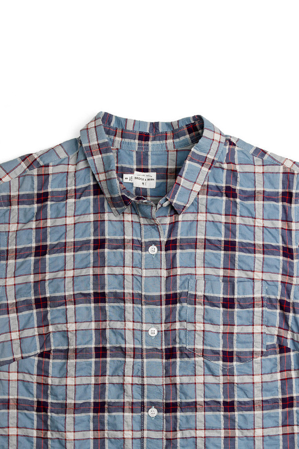 Bridge & Burn Tayler Blue Plaid Bridge & Burn Tayler Blue Plaid