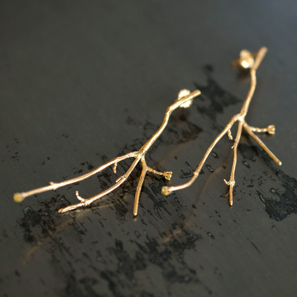 Mirit Weinstock Twig Earrings Mirit Weinstock Twig Earrings
