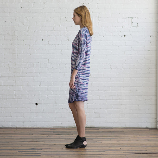 Raquel Allegra Combo Long Sleeve Henley Dress - SOLD OUT Raquel Allegra Combo Long Sleeve Henley Dress - SOLD OUT