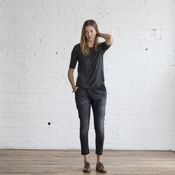Raquel Allegra Deconstructed Jersey Basic Tee - SOLD OUT Raquel Allegra Deconstructed Jersey Basic Tee - SOLD OUT