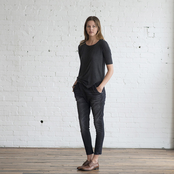 Raquel Allegra Deconstructed Jersey Basic Tee - SOLD OUT Raquel Allegra Deconstructed Jersey Basic Tee - SOLD OUT