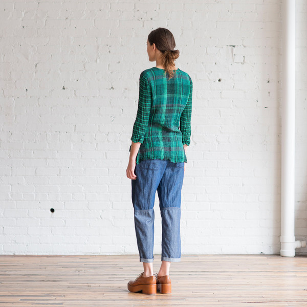 Raquel Allegra Denim Combo Jodhpur Raquel Allegra Denim Combo Jodhpur
