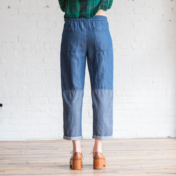 Raquel Allegra Denim Combo Jodhpur Raquel Allegra Denim Combo Jodhpur