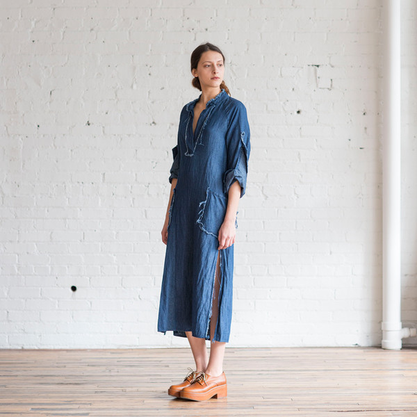 Raquel Allegra Denim Tunic Dress Raquel Allegra Denim Tunic Dress