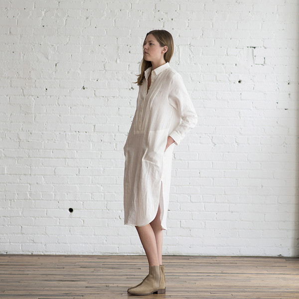 Raquel Allegra Linen Shirt Dress Raquel Allegra Linen Shirt Dress