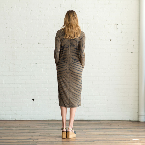 Raquel Allegra Signature Jersey Long Sleeve V Neck Dress - SOLD OUT Raquel Allegra Signature Jersey Long Sleeve V Neck Dress - SOLD OUT