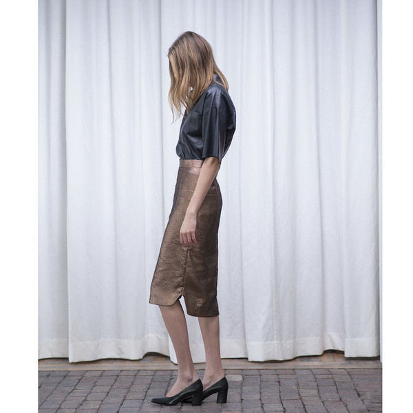 Schai Uti Midi Skirt Copper - SOLD OUT Schai Uti Midi Skirt Copper - SOLD OUT