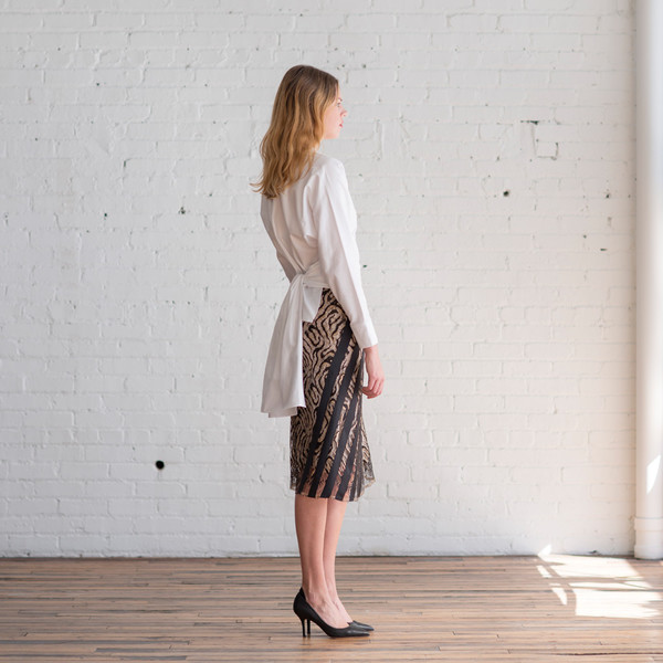 Tome Tiger Stripe Lace Skirt Tome Tiger Stripe Lace Skirt