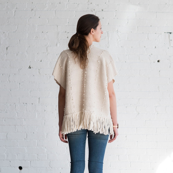 Ulla Johnson Fringe Luna Pullover Cream Ulla Johnson Fringe Luna Pullover Cream