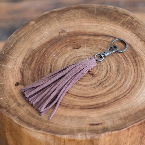 Yvonne Koné Tassel Key Holder Powder Yvonne Koné Tassel Key Holder Powder