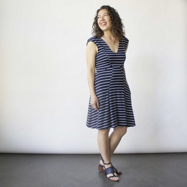 Lizz Basinger Bent Dart A-Line Dress Lizz Basinger Bent Dart A-Line Dress