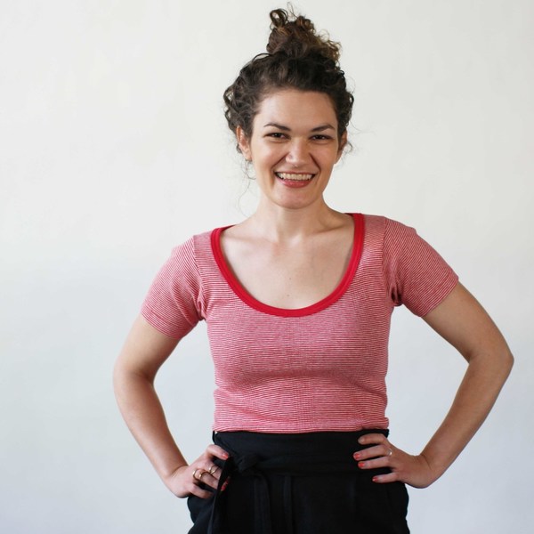Curator Maisie Tee in Red Stripe Curator Maisie Tee in Red Stripe