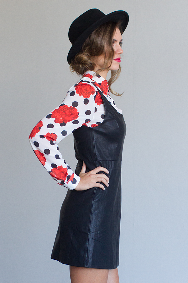 Mink Pink On My Mind Vegan Leather Dress Mink Pink On My Mind Vegan Leather Dress