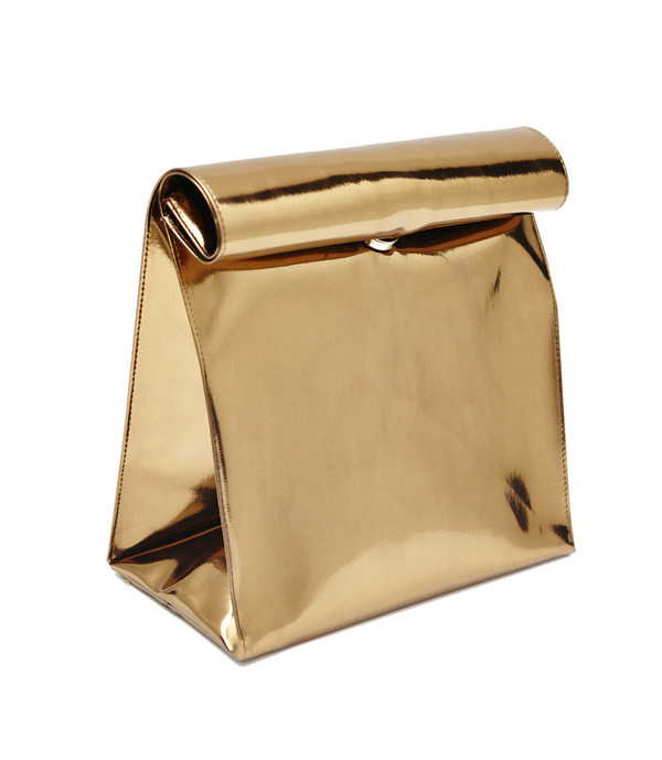 SMK Foldover Bag in Copper SMK Foldover Bag in Copper