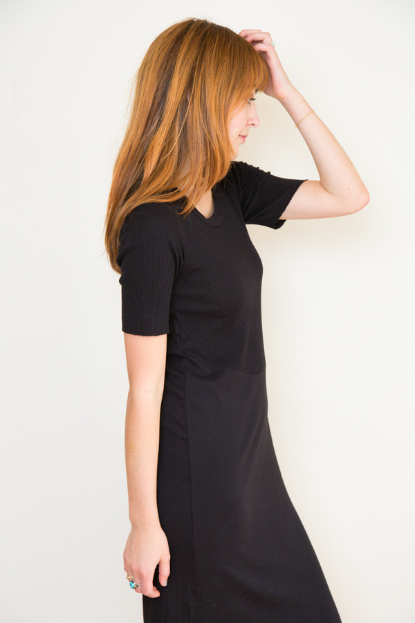 Stateside Slub Rib Midi Dress Stateside Slub Rib Midi Dress