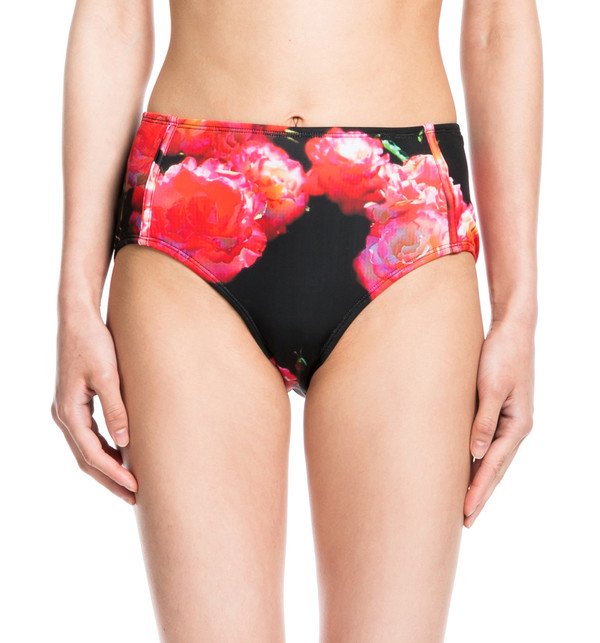 BETH RICHARDS Brigitte Bottom - Spanish Rose CLASSIC HIGH WAIST, HITS BELLY BUTTON BETH RICHARDS Brigitte Bottom - Spanish Rose CLASSIC HIGH WAIST, HITS BELLY BUTTON